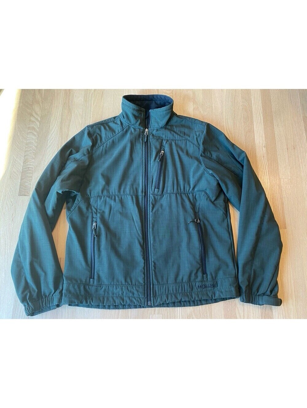 Black Diamond Double Diamond Jacket Ski  womens L Gray Soft Shell, Fleece Lining